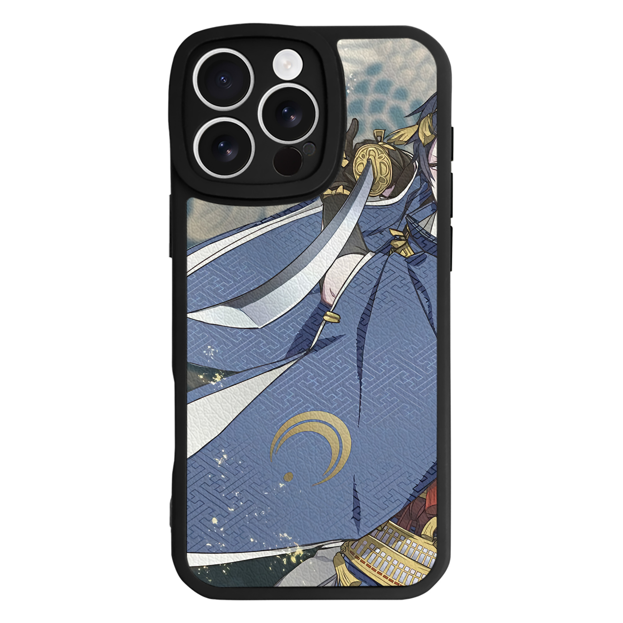 （画像用） 刀剣乱舞 Touken Ranbu 【iPhone 16シリーズ対応】シリコンスマホケース（レザー調） 材質：シリコン